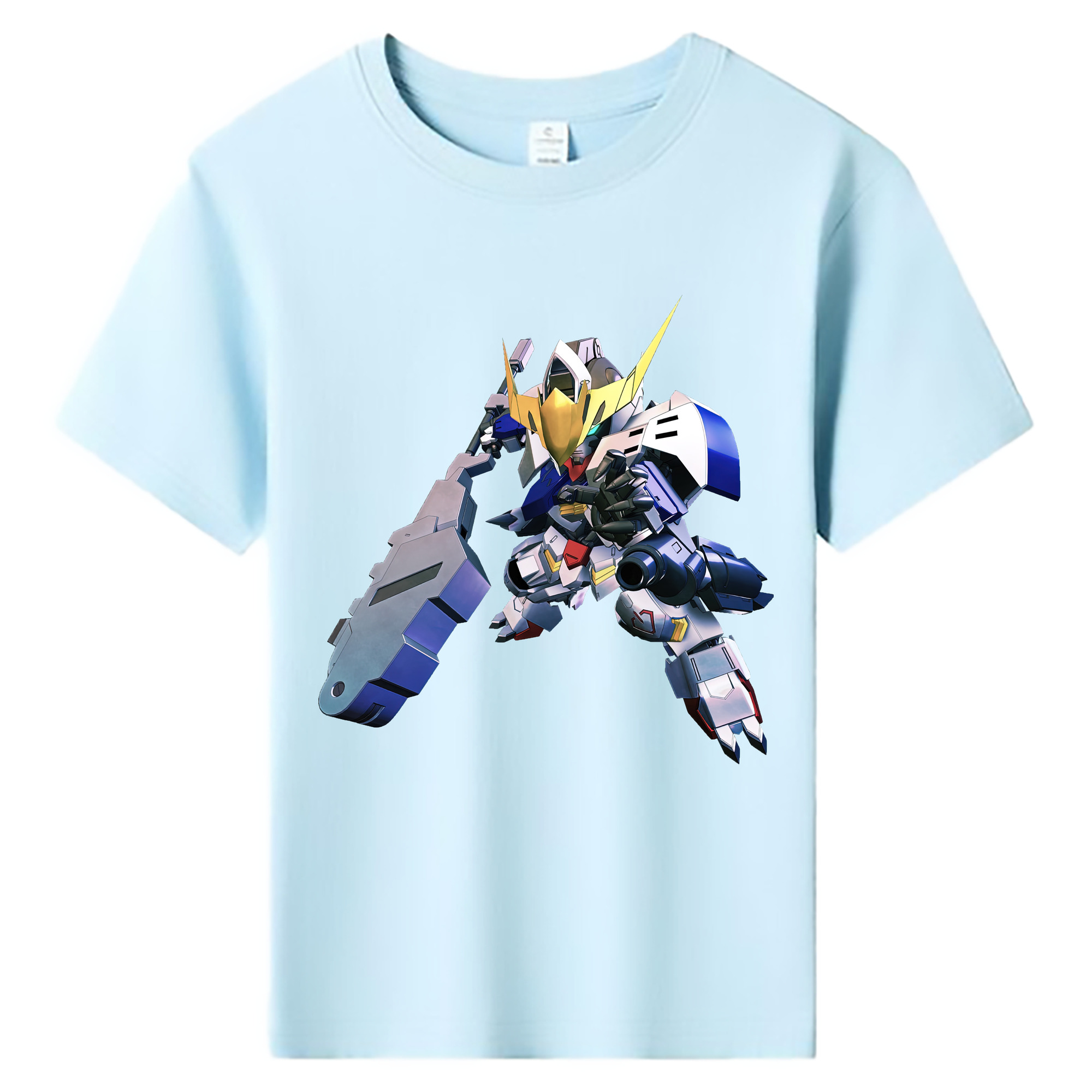 （画像用） 機動戦士ガンダム Mobile Suit Gundam 綿100％キッズTシャツ（フロントプリント）